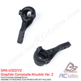 3RACING SAK-U322/V2 GRAPHITE COMPOSITE KNUCKLE VER.2 FOR ADVANCE 20M,21 S64