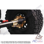 Yeah Racing #AXSC-008 - Yeah Racing Brass Knuckle Arm 2pcs For AXIAL SCX10 II / Wraith 1.9