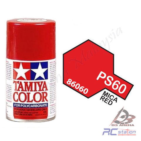 Tamiya #86060 - Color PS-60 Bright Mica Red #86060