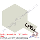 Tamiya Lacquer Paint LP-63 Titanium Silver [82163]