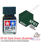 Tamiya Enamel XF-61 Dark Green Paint (Flat)