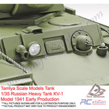 Tamiya Scale Models Tank #35372 - 1/35 Russian Heavy Tank KV-1 Model 1941 Early Production [35372]