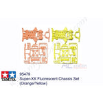 Tamiya #95479 - Super-XX Fluorescent Chassis Set (Orange/Yellow)[95479]