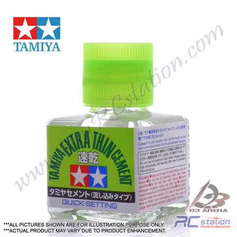 Tamiya Craft #87182 - Tamiya Extra Thin Cement (Quick-Setting) #87182