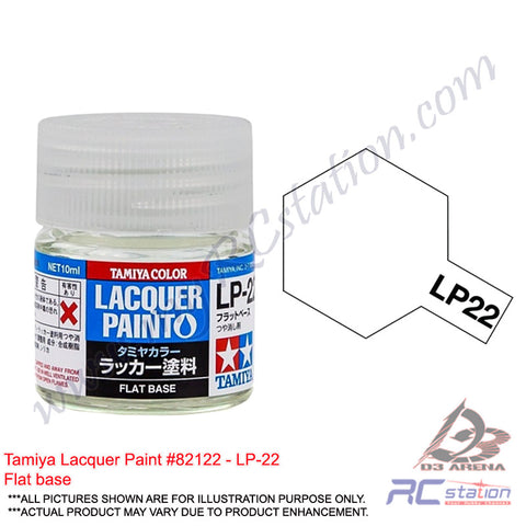 Tamiya Lacquer Paint LP-22 Flat base [82122]