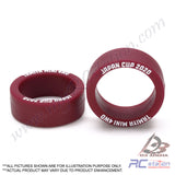 Tamiya #95140 - Low Friction Small Dia. Low Profile Tire (Maroon, 2pcs.) Japan Cup 2020 [95140]