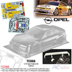 TeamC Racing Clear Body Shell TC066 1/10 Opel Calibra V6 (Width 190mm, WheelBase 258mm)