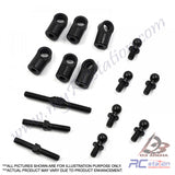 Yeah Racing Adjustable Steering Tie-Rod Set For Tamiya TT02 [TT02-012]