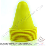 Durable Plastic Cone 10pcs Size 8.5cm x 7.7cm, for 1/10 RC, Sport Activities, Plastic Skittle, Sports Cone, Soft Plastic