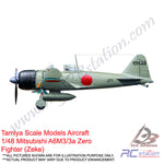 Tamiya Scale Models Aircraft #61108 - 1/48 Mitsubishi A6M3/3a Zero Fighter (Zeke) [61108]