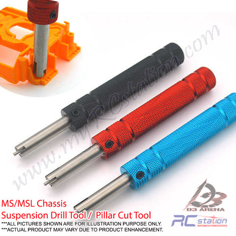 Tamiya MS/MSL Suspension Chassis Drill Tool, Pillar Cut Tool For MINI 4WD