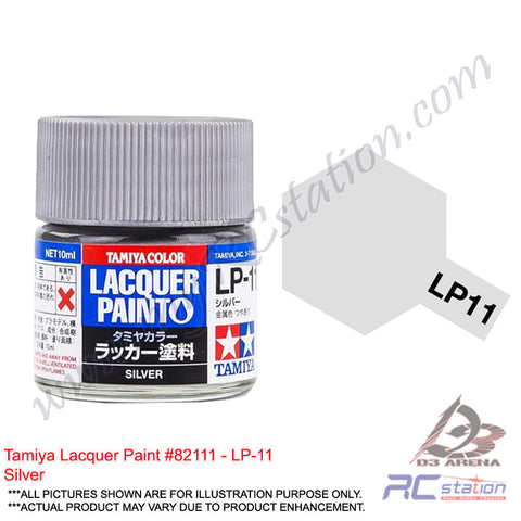 Tamiya Lacquer Paint LP-11 Silver [82111]