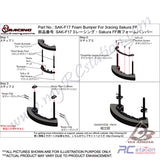 3Racing #SAK-F17 - Foam Bumper For 3racing Sakura Ff