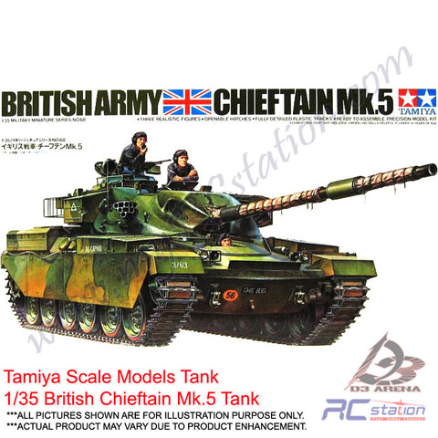 Tamiya Scale Models Tank #35068 - 1/35 British Chieftain Mk.5 Tank [35068]