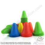Durable Plastic Cone 10pcs Size 8.5cm x 7.7cm, for 1/10 RC, Sport Activities, Plastic Skittle, Sports Cone, Soft Plastic