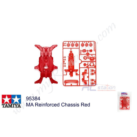 Tamiya #95384 - MA Reinforced Chassis Red[95384]