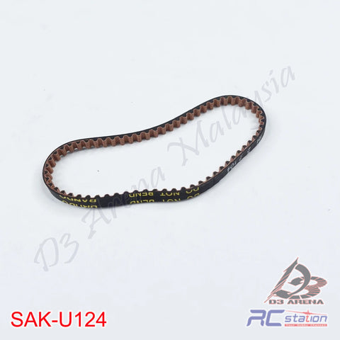 3RACING SAK-U124 LOW FRICTION REAR BELT 189 FOR SAKURA ULTIMATE