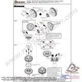 3Racing #SAK-XS110E - Gear Differential O-ring Set #SAK-XS110E