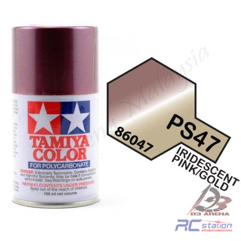 Tamiya #86047 - Color PS-47 Pink/Gold Iridescent - 100ml Spray Can #86047