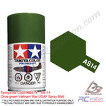 Tamiya AS Color #86514 - AS-14 Olive green Vietnam War USAF Spray Matt