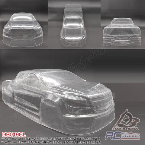 PVC 1/10 Clear Body Shell - Chevrolet Pickup W:188 - BD019CL