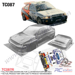 TeamC Racing 1/10 Clear Body Shell TC087 Ford Escort Cosworth (Width 190mm, WheelBase 258mm)