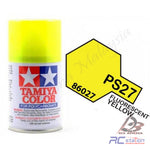 Tamiya #86027 - Color PS-27 Fluorescent Yellow - 100ml Spray Can #86027