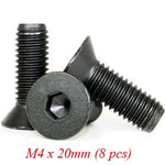 CSK M4 x 20mm (8pcs) #CSK-M4X20