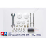 Tamiya #15391 - JR Stabilizer Head Set - 11mm, 15mm [15391]