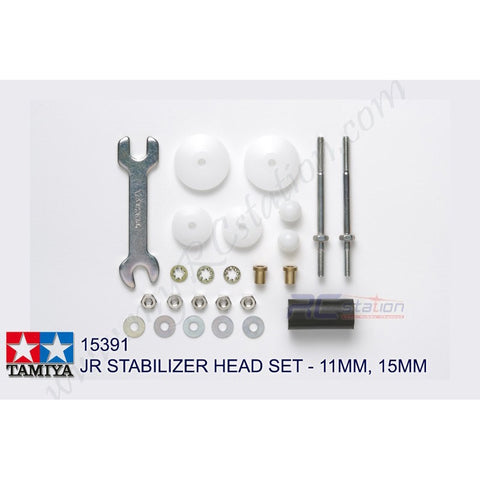 Tamiya #15391 - JR Stabilizer Head Set - 11mm, 15mm [15391]