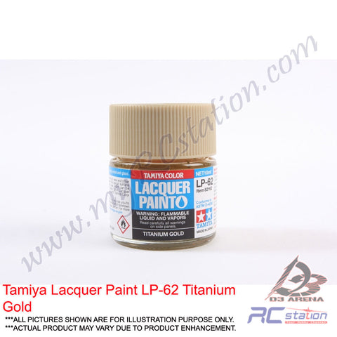 Tamiya Lacquer Paint LP-62 Titanium Gold [82162]