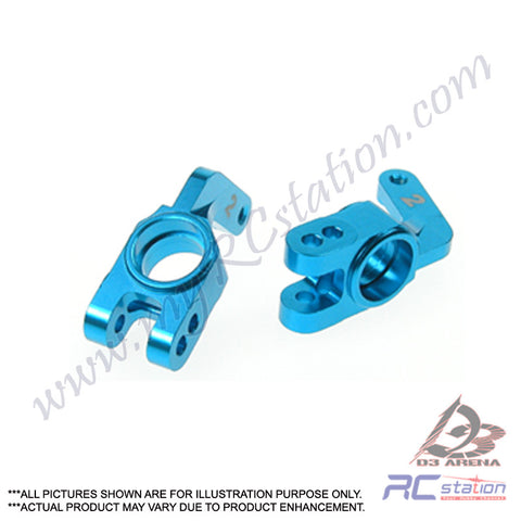 3Racing #TA05-16/2/LB - Rear Aluminum Hub Carrier (2 Degree)TA05