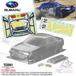 TeamC Racing 1/10 Clear Body Shell TC091 Subaru Legacy (Width 190mm, WheelBase 258mm)