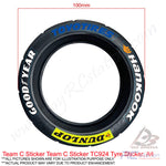 Team C Sticker TC924 Tyre Sticker, A4