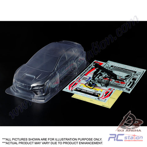 Tamiya Body Shell #51593 - Tamiya 1/10 Subaru WRX STI NBR Challenge Body Set [51593]