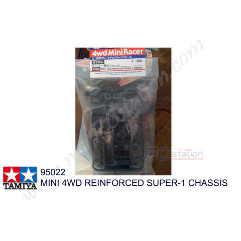 Tamiya #95022 - MINI 4WD REINFORCED SUPER-1 CHASSIS {95022}